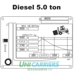 Xe nâng dầu Unicarriers 5 tấn